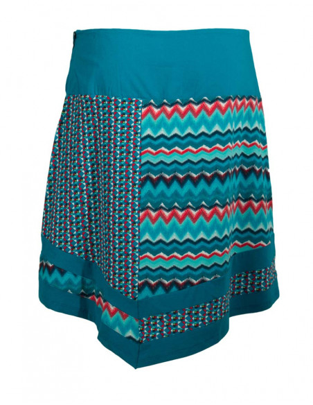 Jupe courte asymétrique