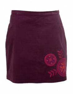 Jupe droite velours 2