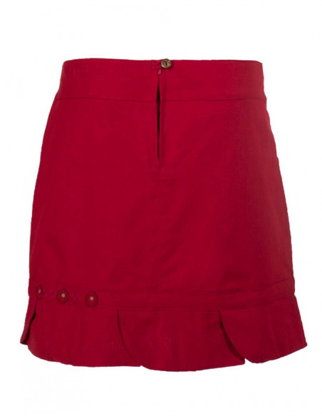 jupe femme courte rouge 