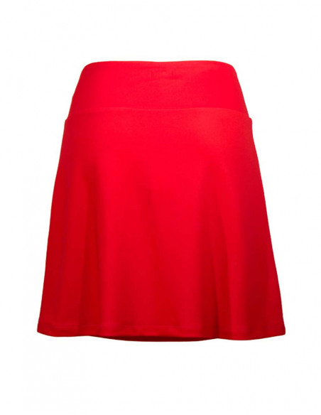 jupe femme courte rouge tendance imprimé floral