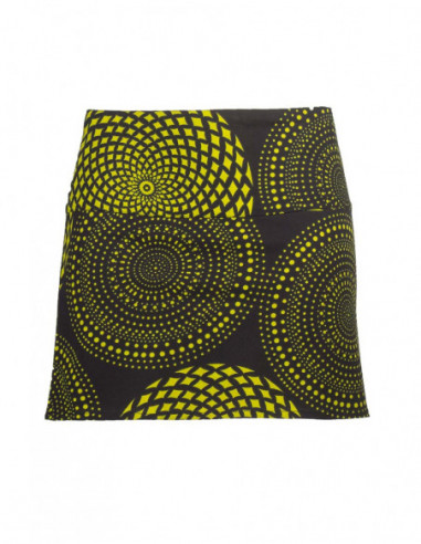 Skirt with rosettes