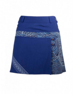 Jupe courte originale  féminine avec pan pour l'automne 2