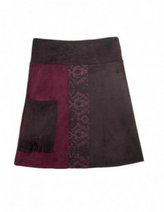 Jupe boho chic suedine 2