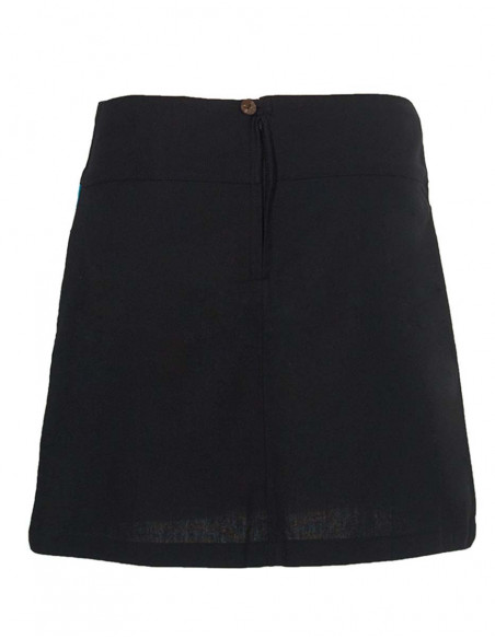 Cotton patch skirt