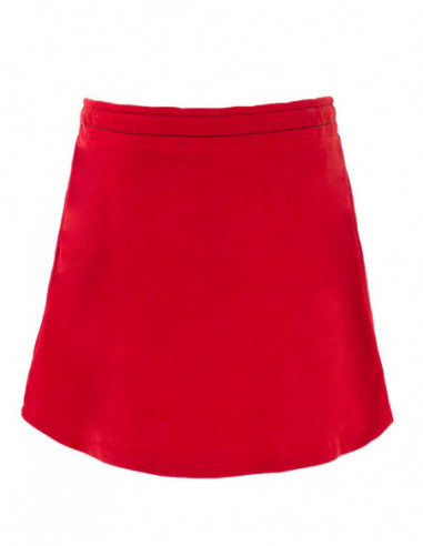 Jupe courte velours ras au toucher doux