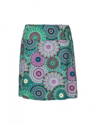 jupe colorée verte boho chic