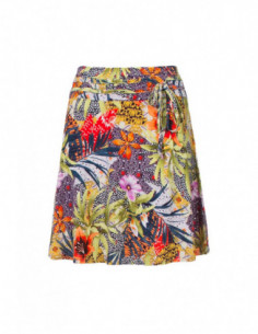 Flared skirt with exotic... 2