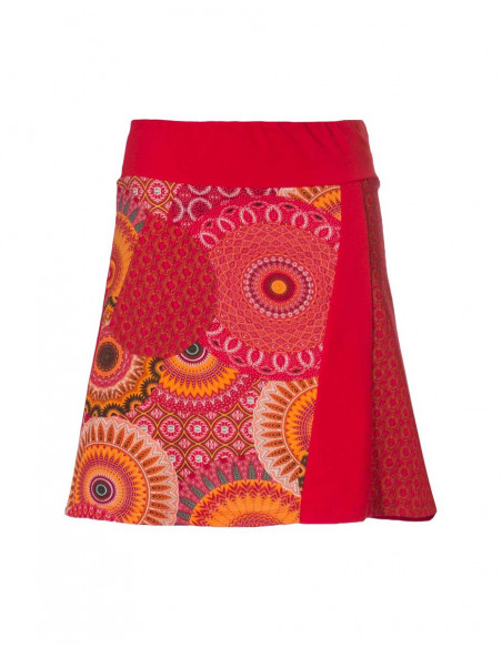 Ethnic skirt influenced African Wax