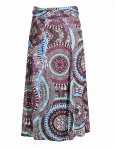 Maori style long ethnic skirt 2