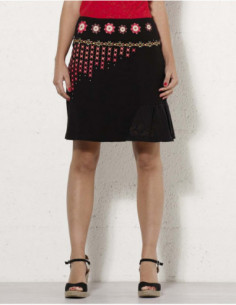 Graphic spring skirt