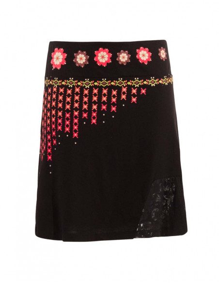 Graphic spring skirt