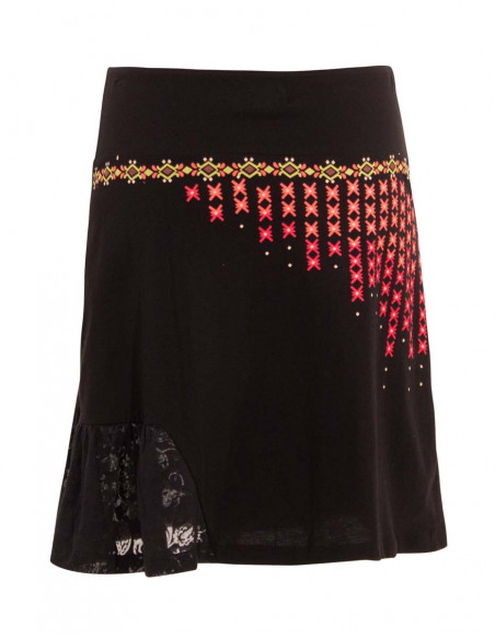 Graphic spring skirt