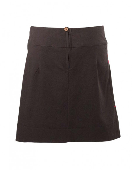 Embroidered Babacool mid-length skirt