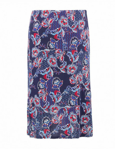 Stretch midi skirt