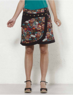 Wrap skirt with press...