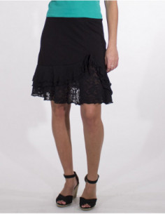 Light black skirt with burn... 2