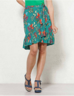 Jupe à volants esprit boho chic