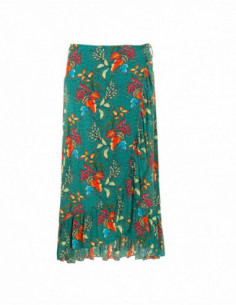 Flamenco style long wrap skirt 2