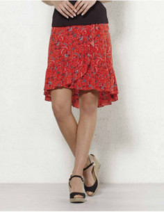 Colourful, flowing wrap...