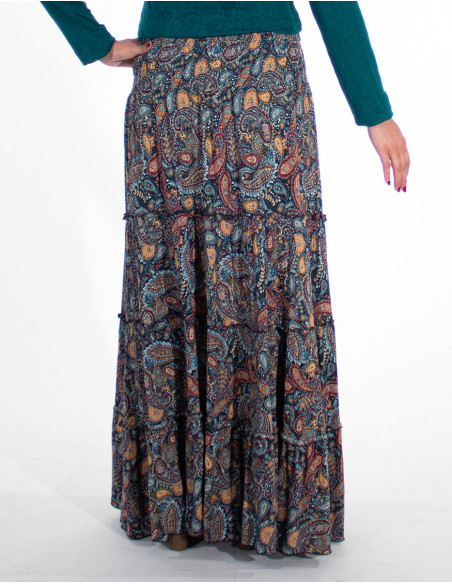 jupe longue esprit bohème