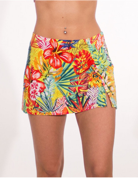 Printed beach skirt