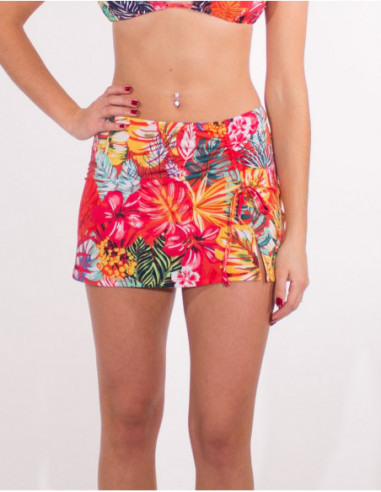 Printed beach skirt