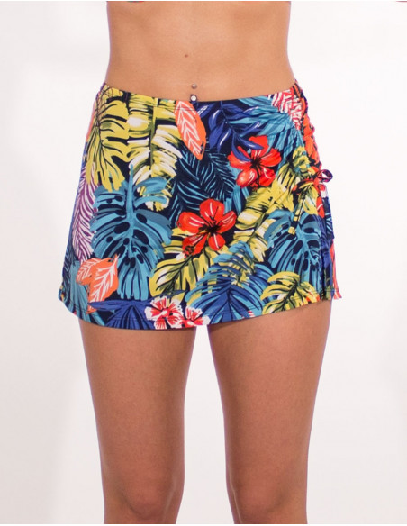 Printed beach skirt