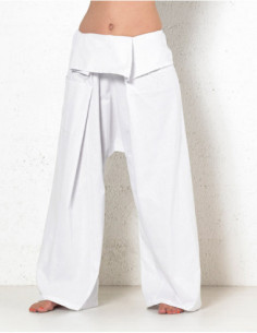 Pantalon ethnique original coupe thai en coton 2