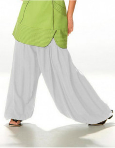 Sarouel viscose large uni 2