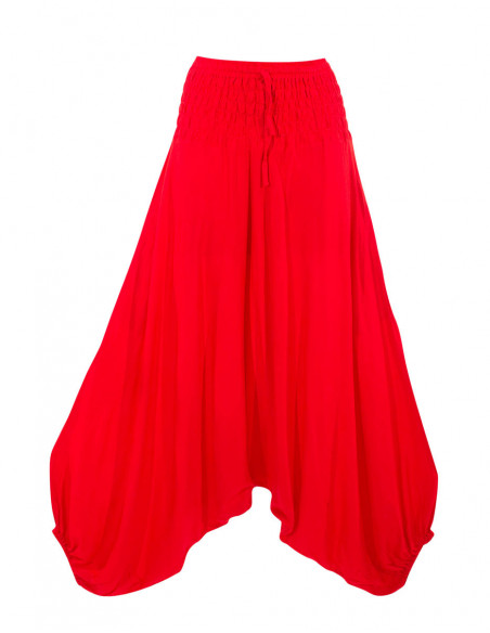 Rayon sarouel with elastic belt