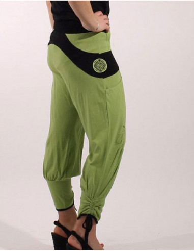 Pantacourt Grandes Poches Lacets