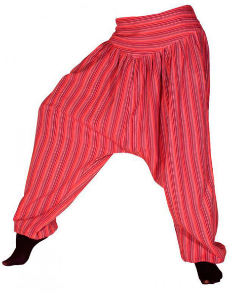 Striped Nepalese sarouel pants