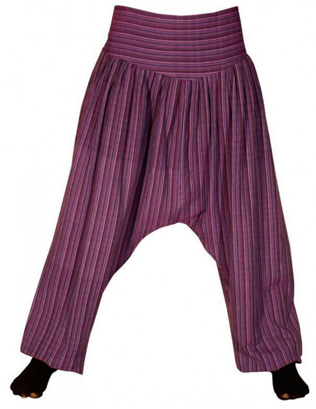 Striped Nepalese sarouel pants