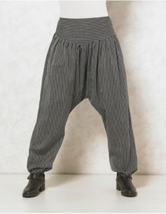 Striped Nepalese sarouel pants