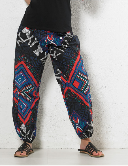 Pantalon femme imprimé