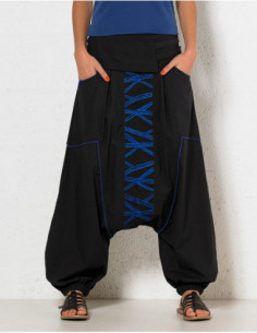 sarouel original et ethnique bicolore