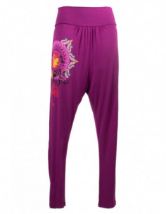 sarouel ethnique fourche haute imprimé floral 2