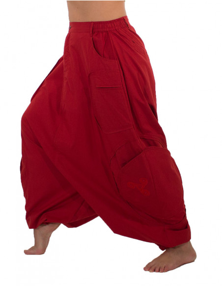 sarouel homme coton coloré