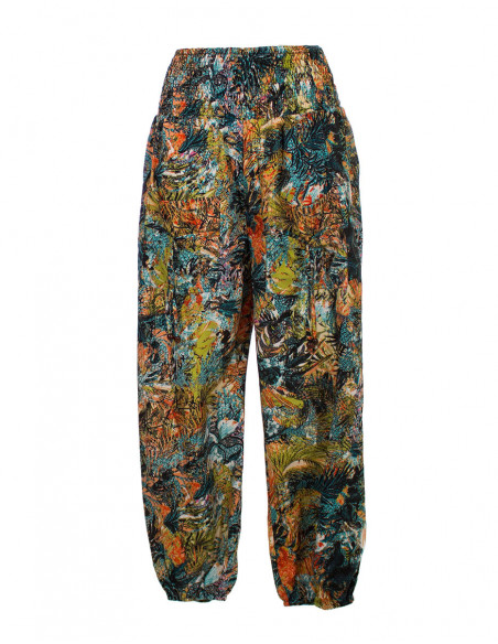 Pant 2 pockets with garden print