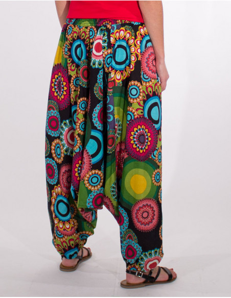 sarouel coton femme coloré