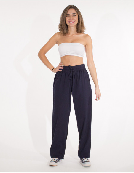 Plain cotton pant