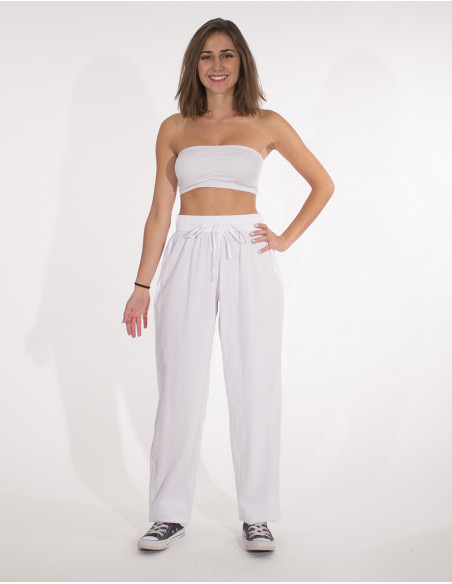 Pantalon coton online femme été
