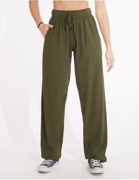 Plain cotton pant