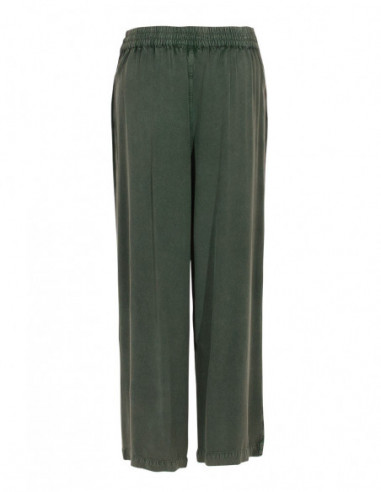 Wide stone wash trousers
