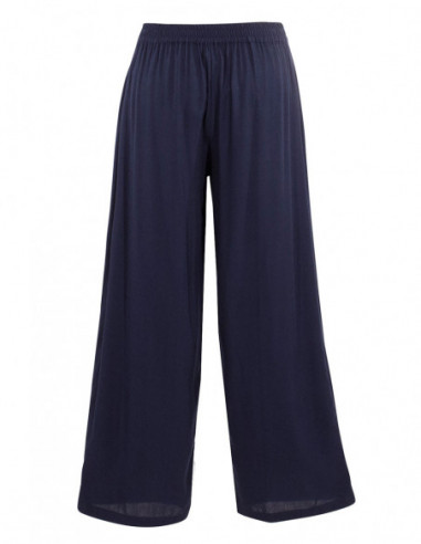Plain and comfortable wide women's trous