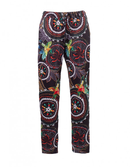Relaxed patterned pants