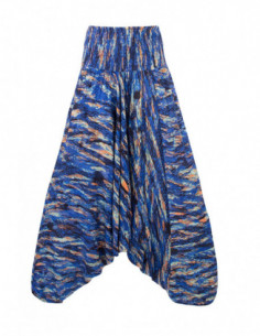 Harem pants ethnic 3 in 1 blue 2
