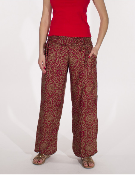 Pantalon large style aladin pour femme