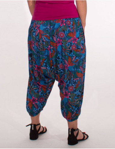 3/4 length short harem beach pant
