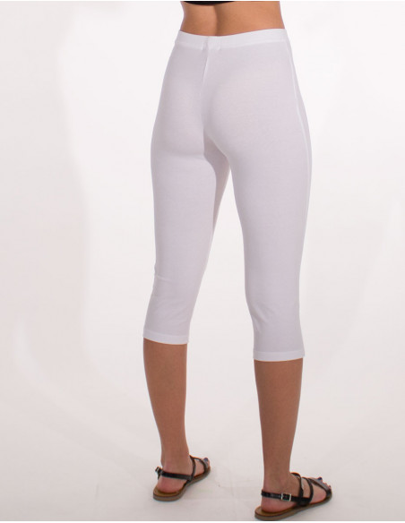 Elastic waist cotton breeches